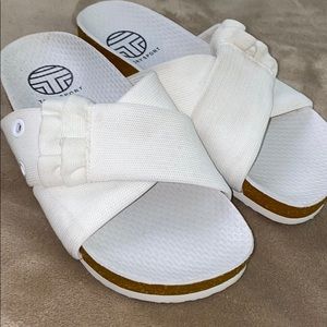 Tory Burch ruffle knit sandal